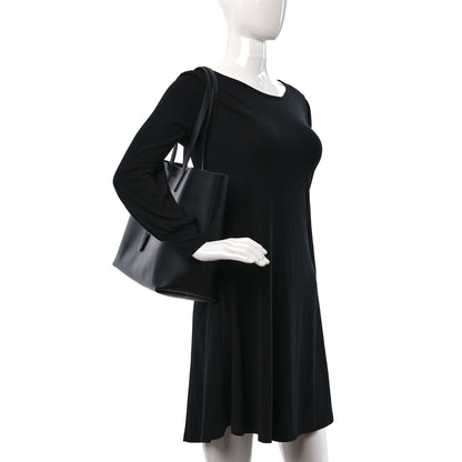 Saint Laurent Calfskin Large Shopping Tote Black 2 of 10