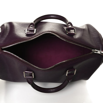 Louis Vuitton Epi Speedy 30 Cassis 5 of 10