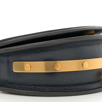 Chloe Calfskin Small Nile Bracelet Minaudiere Bag Silver Blue 9 of 11