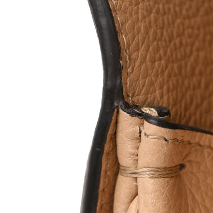 Salvatore Ferragamo Calfskin The Studio Bag Almond 11 of 12