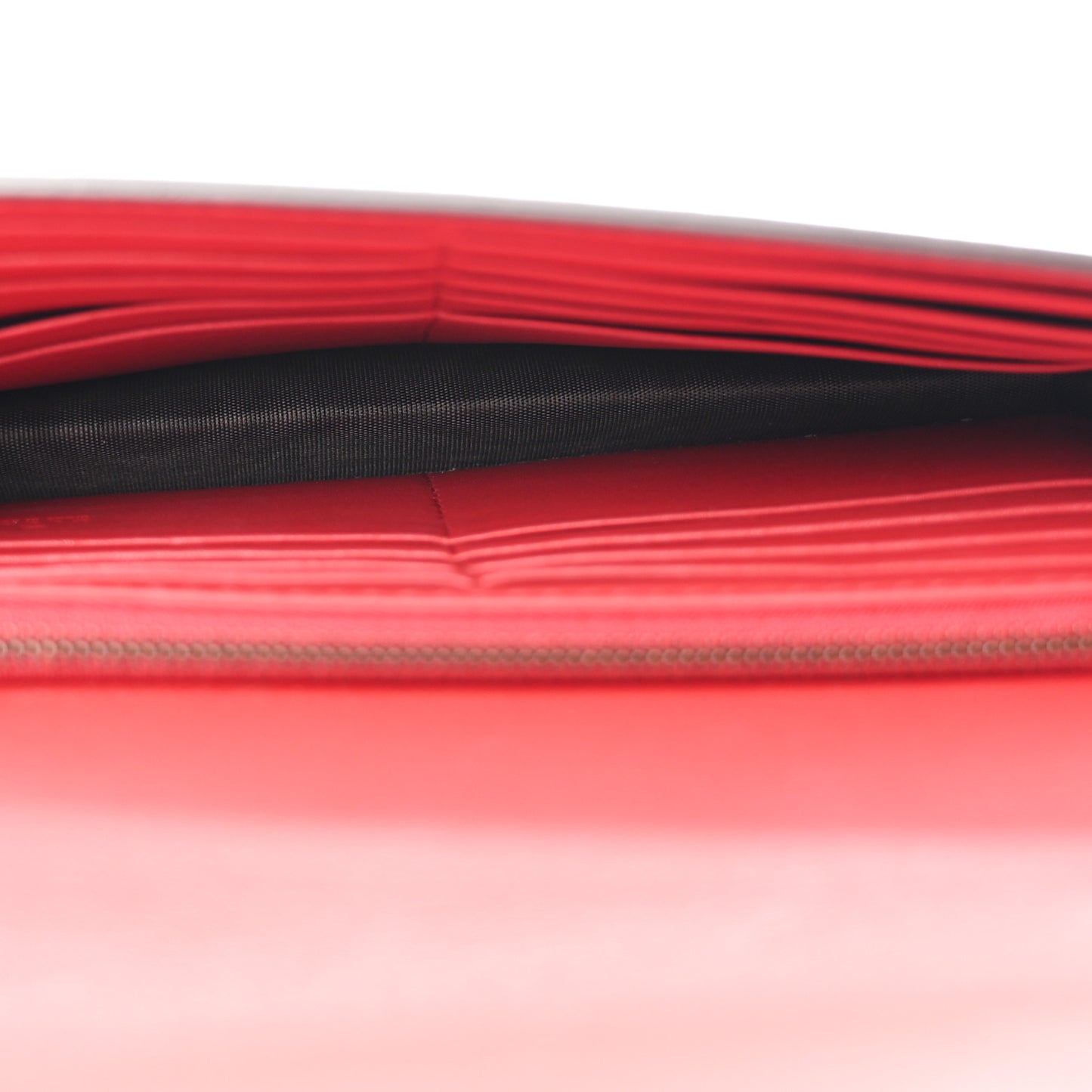 Calfskin Mini Peony Pearly Wallet on Chain Red