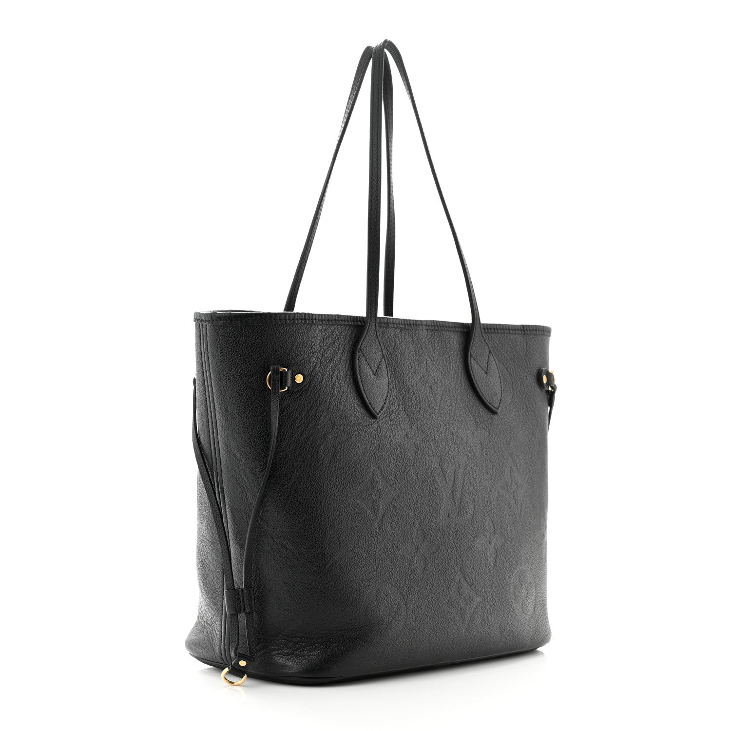 Louis Vuitton Empreinte Monogram Giant Neverfull MM Black 3 of 9