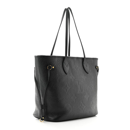 Louis Vuitton Empreinte Monogram Giant Neverfull MM Black 3 of 9