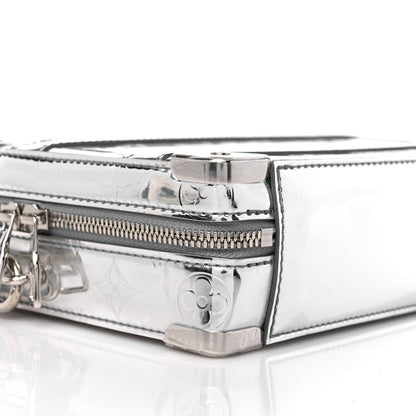 Louis Vuitton Monogram Mirror Handle Trunk Silver 7 of 10