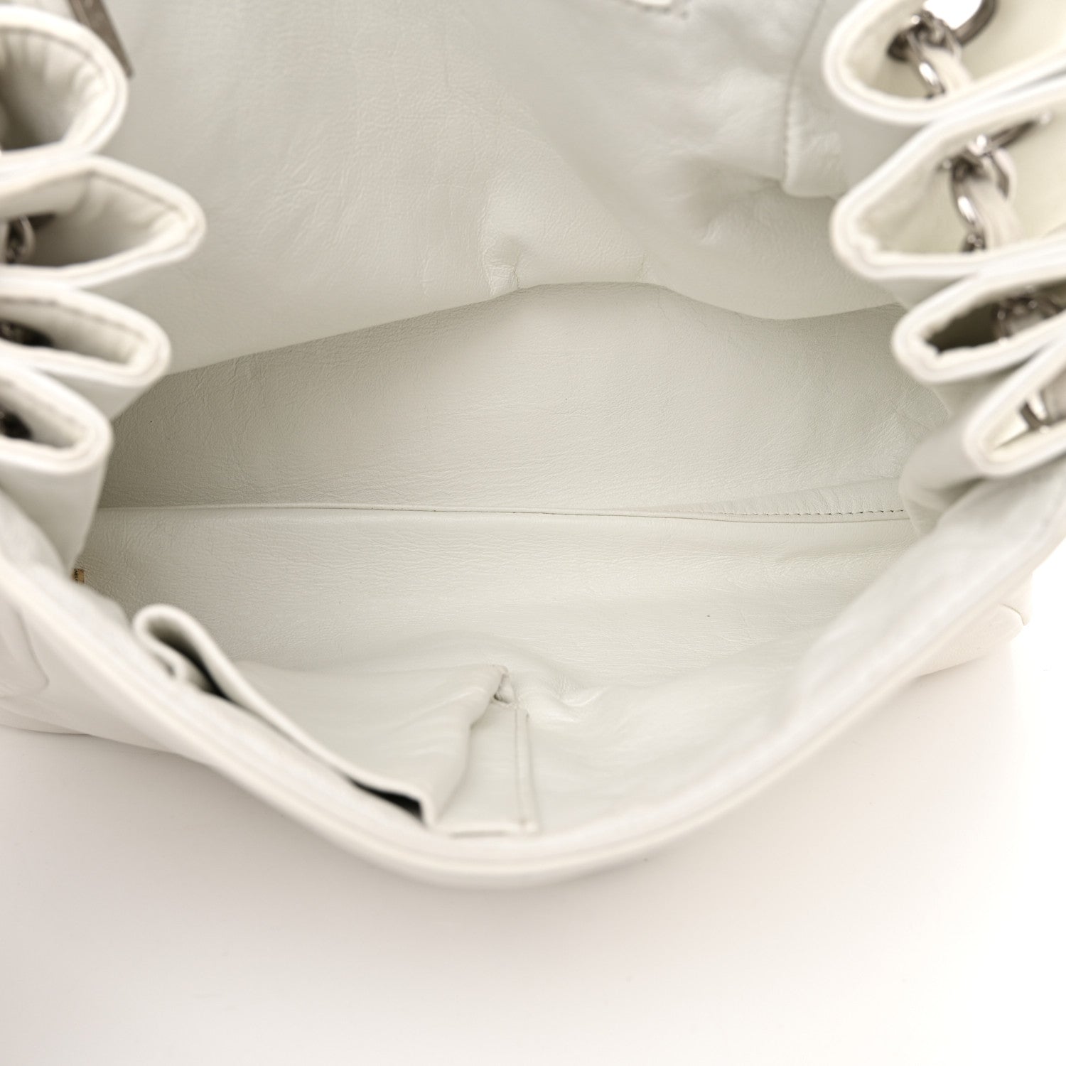 Chanel Lambskin Sensual Accordion Flap White 5 of 13