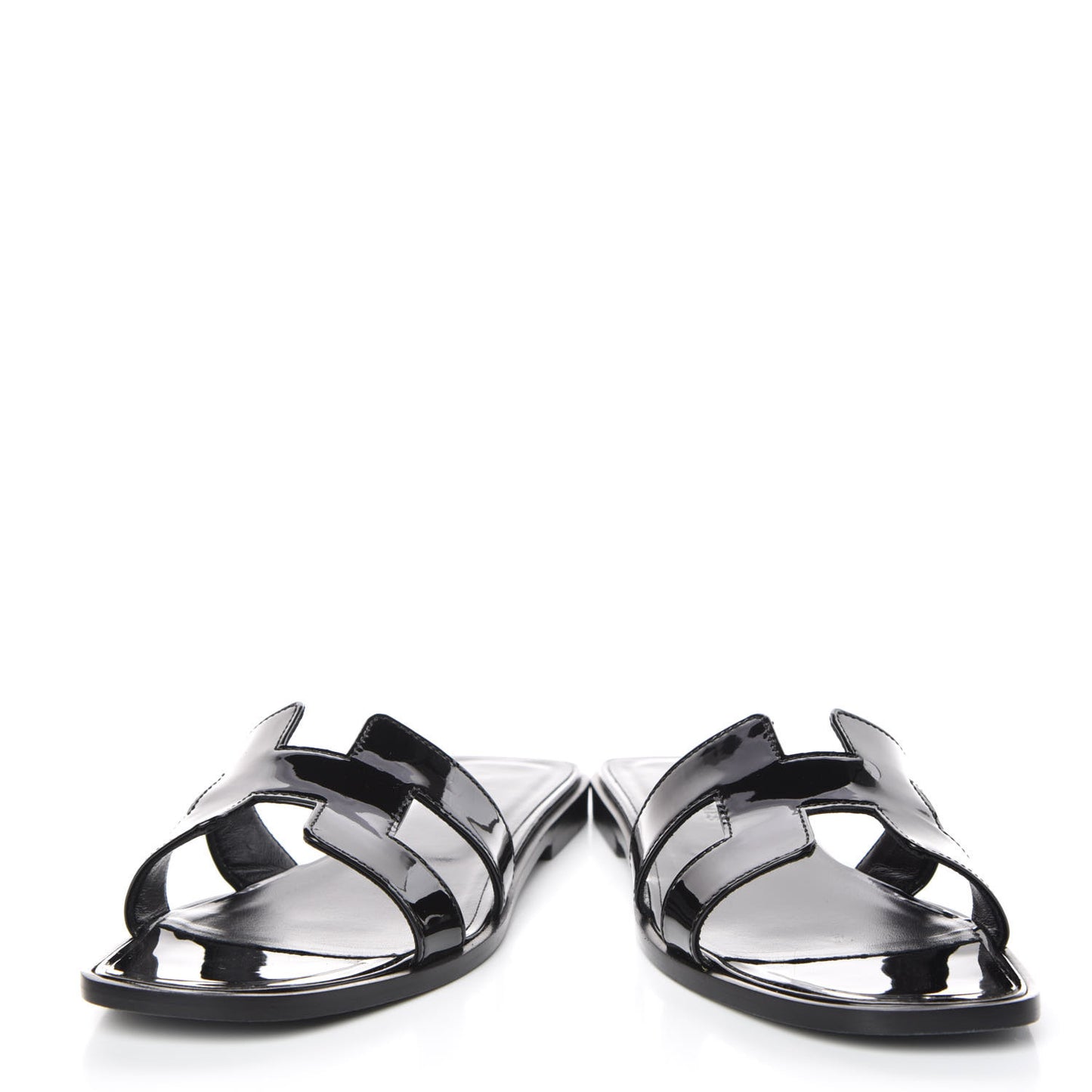 Patent Oran Sandals 37.5 Black