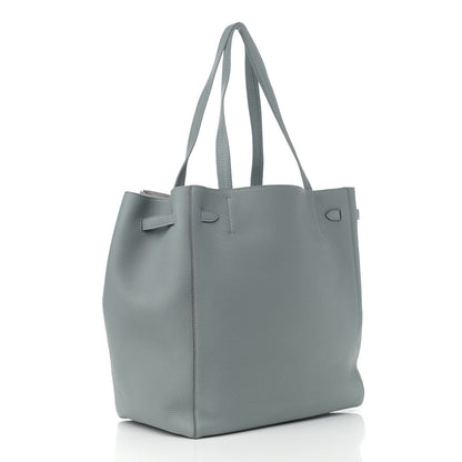 Celine Soft Grained Calfskin Small Belt Cabas Phantom Storm 3 of 10