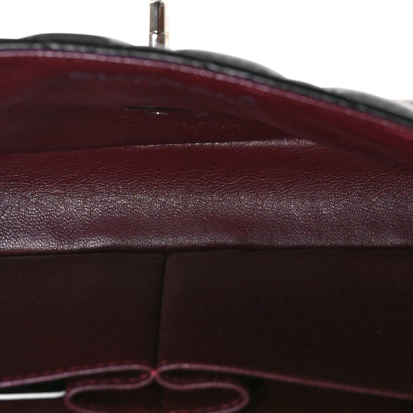 Lambskin Quilted East West Flap Black