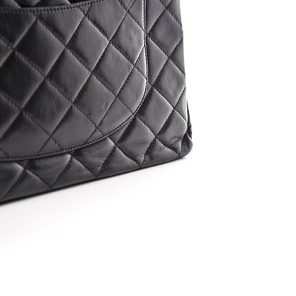 Chanel Lambskin Quilted Medium Double Flap Black 10 of 14