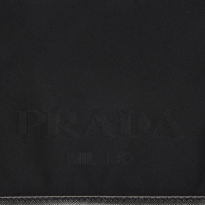Prada Tessuto Nylon Saffiano Logo Messenger Bag Black 9 of 12