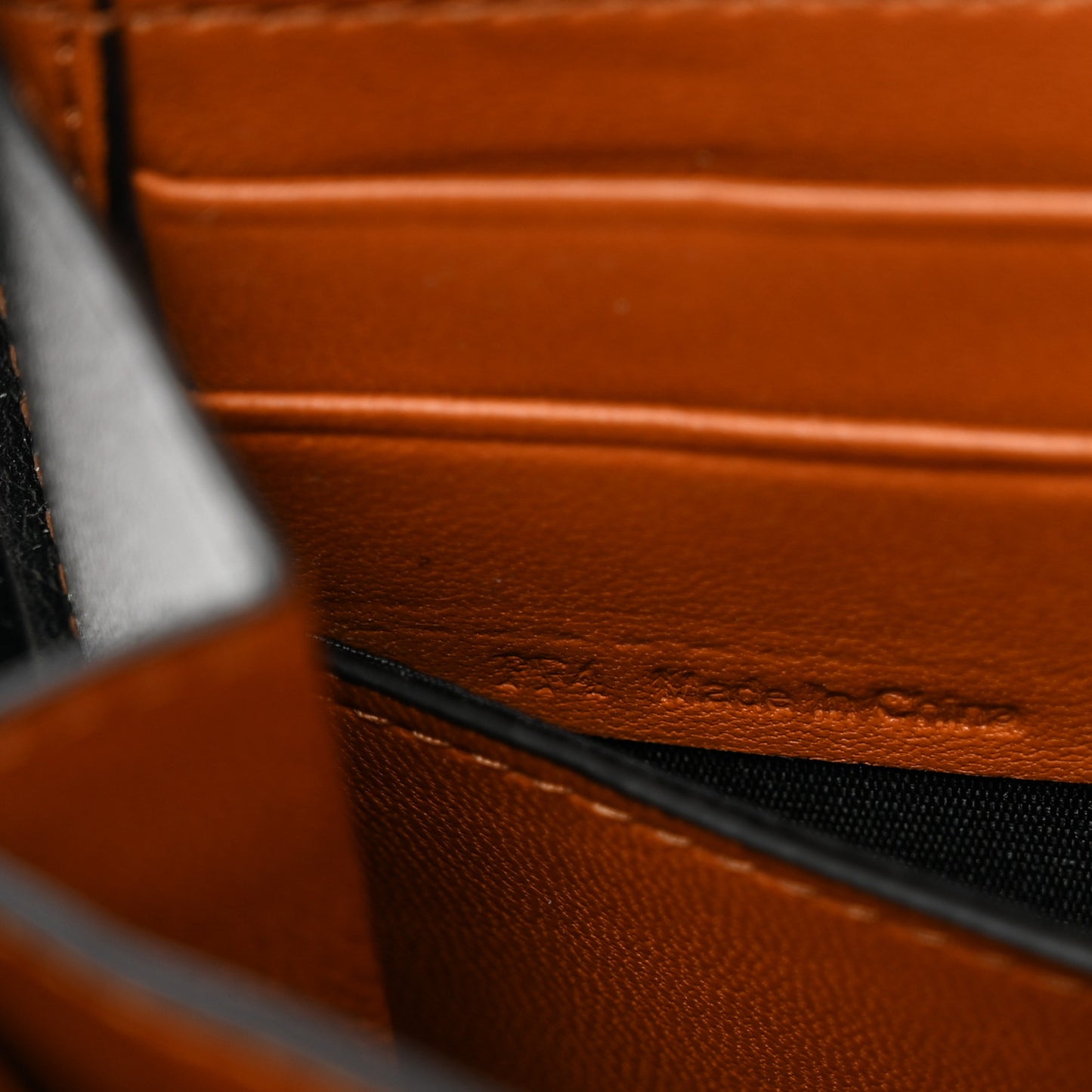 Silky Calfskin Colorblock 12 Card Zip Around Wallet Nutmeg