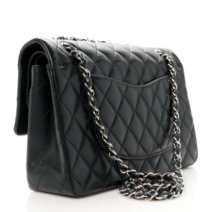 Chanel Lambskin Quilted Medium Double Flap Black 3 of 12