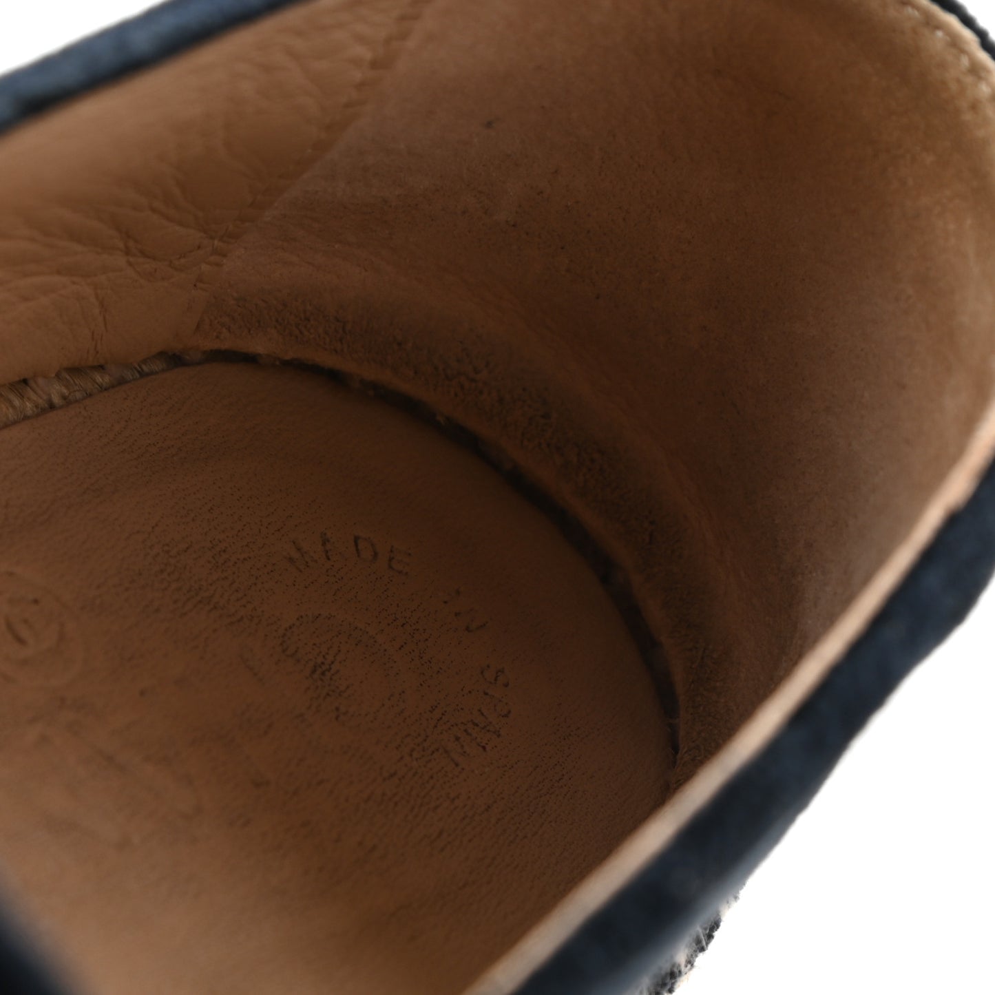 Velvet CC Espadrilles 37 Dark Navy Black