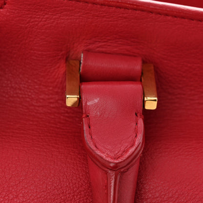 Saint Laurent Calfskin Medium Classic Y Cabas Red 15 of 21