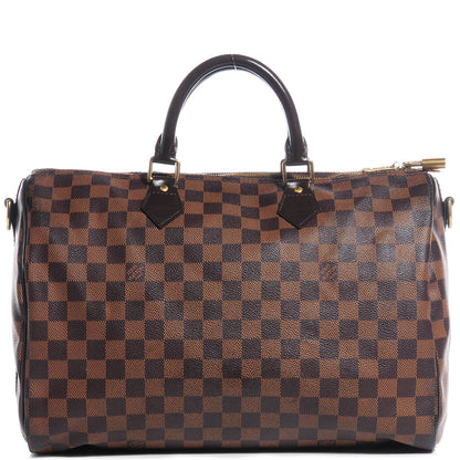 Louis Vuitton Damier Ebene Speedy Bandouliere 35 1 of 8