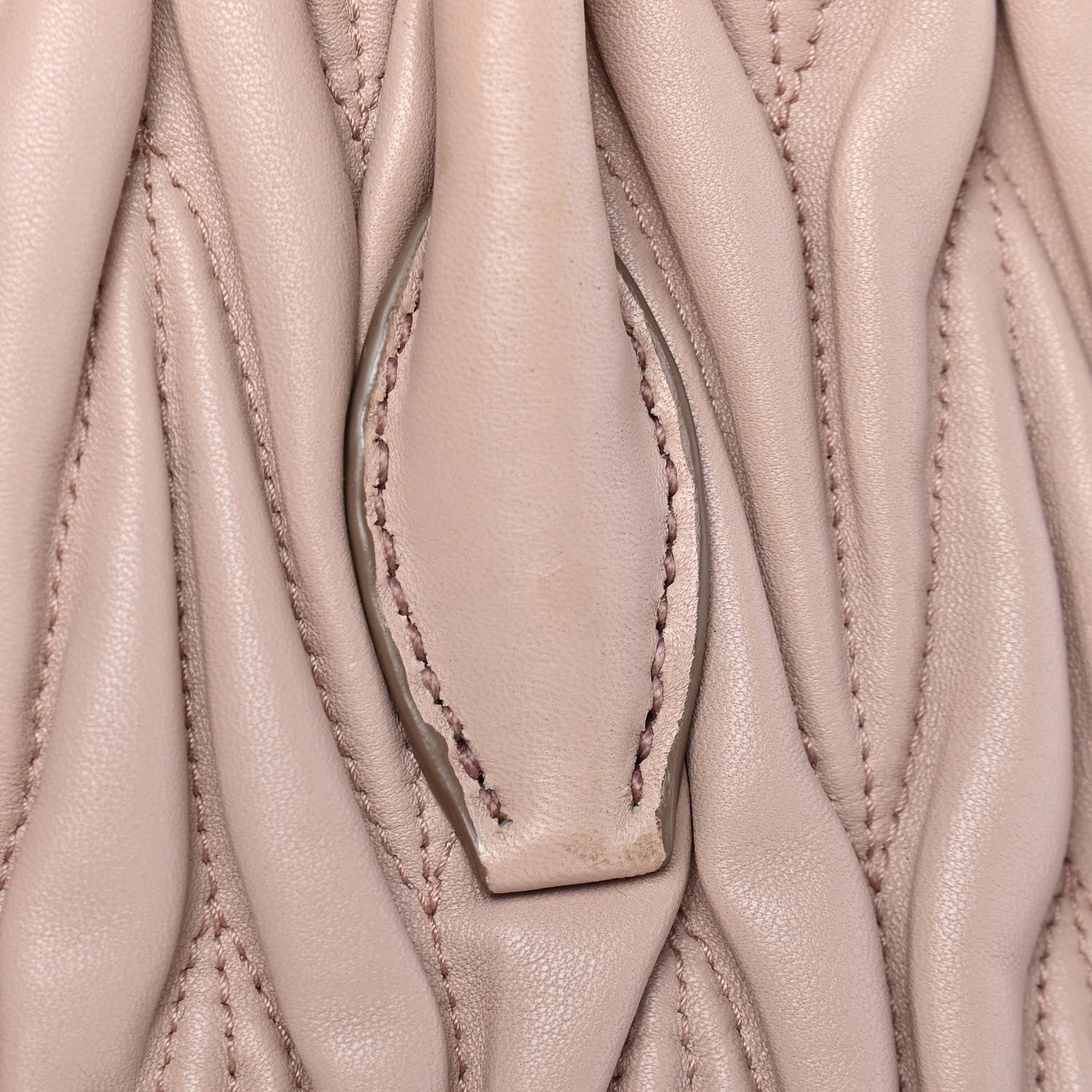 Miu Miu Nappa Matelasse Top Handle Bag Cammeo 10 of 22