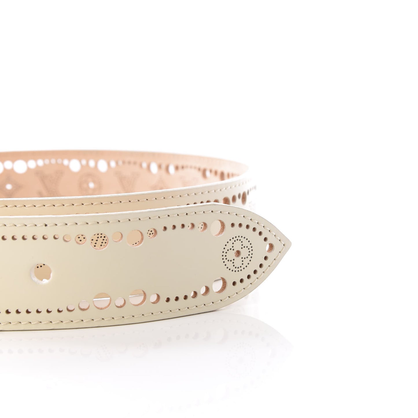 Nomade Perforation Belt 85 34 White