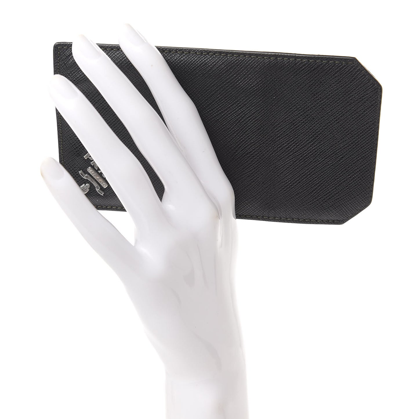 Saffiano Phone Holder Black