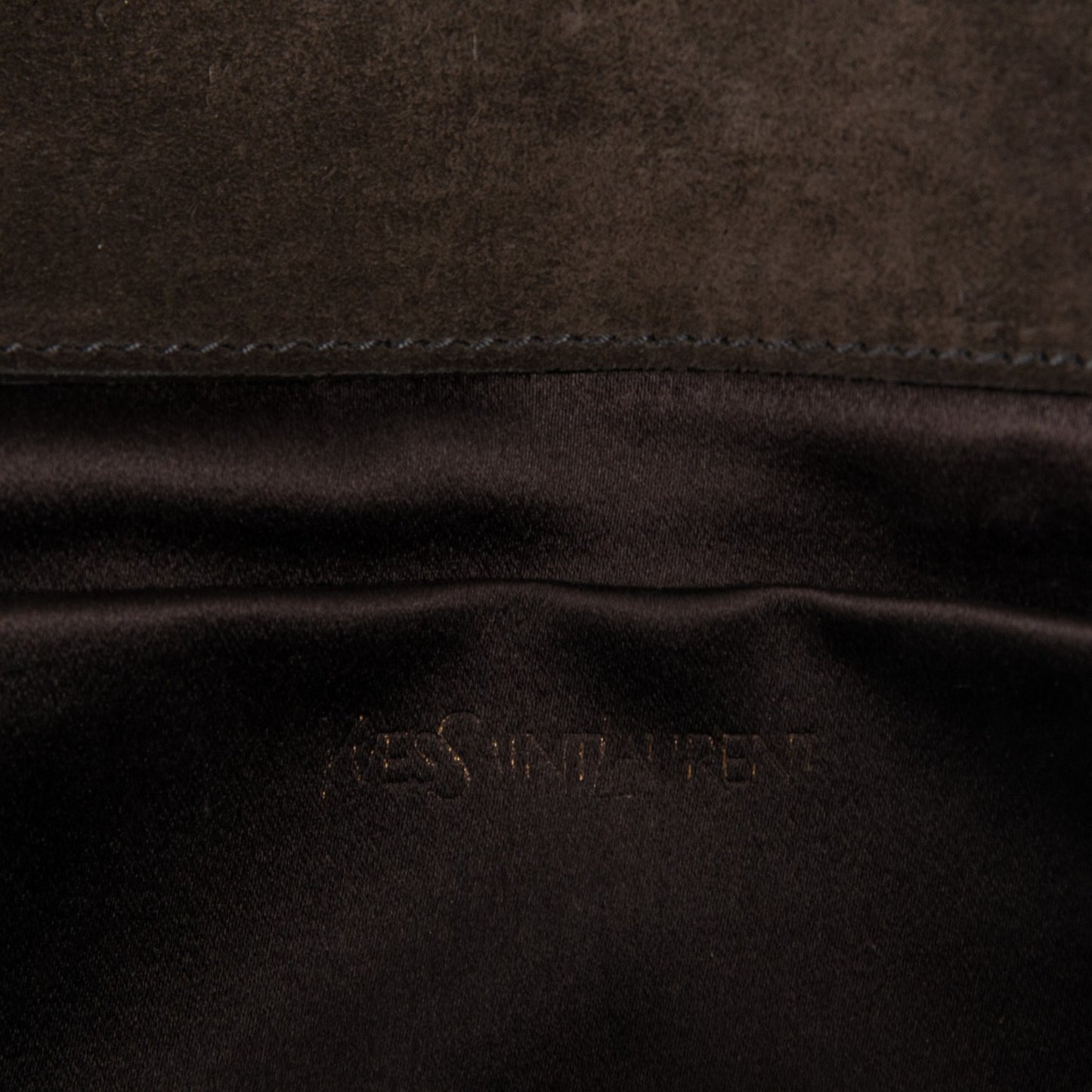 Metallic Textured Large Belle De Jour Clutch Dark Silver