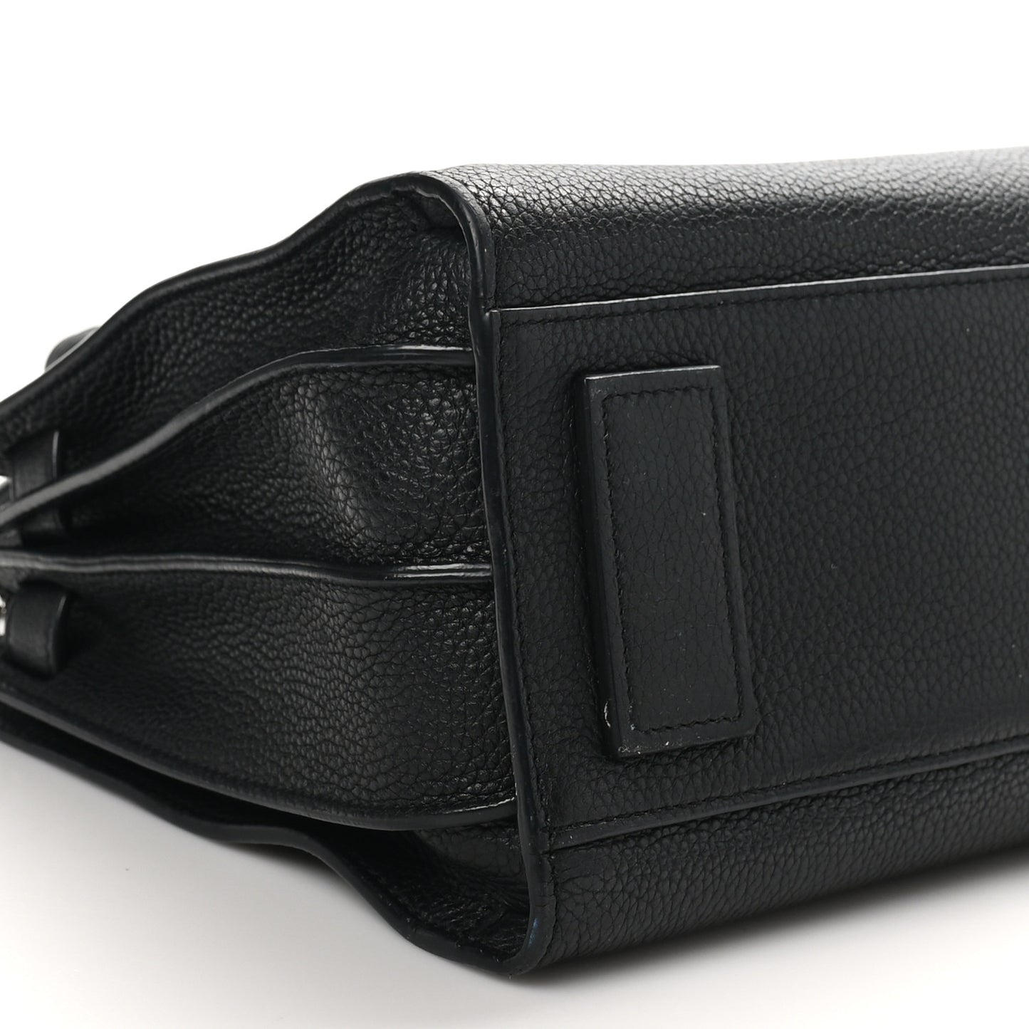 Grained Calfskin Baby Sac De Jour Souple Black