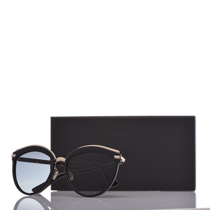 Christian Dior Oversized Offset 2 Sunglasses Black 9 of 9