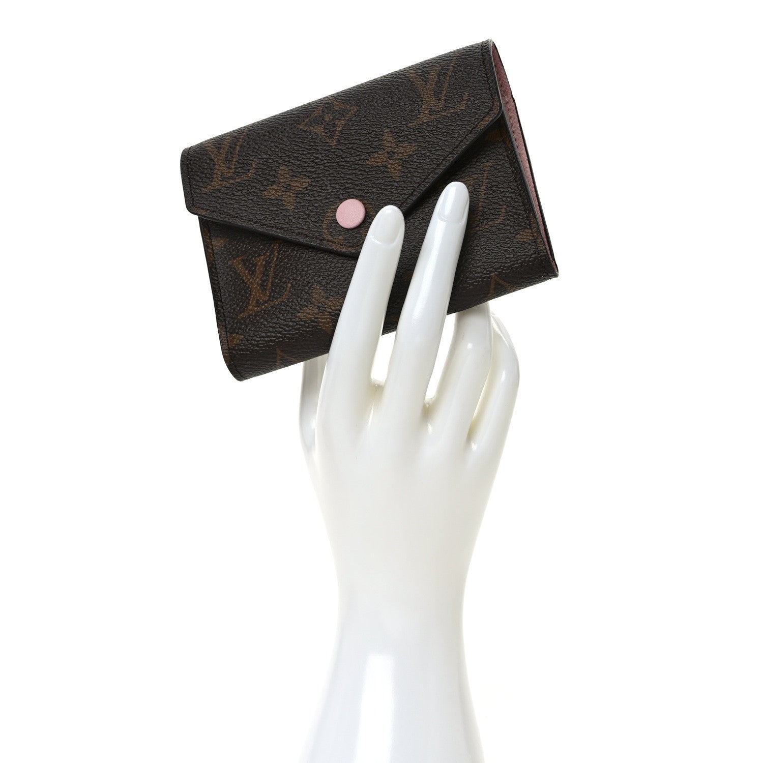 Louis Vuitton Monogram Victorine Wallet Rose Ballerine 2 of 6