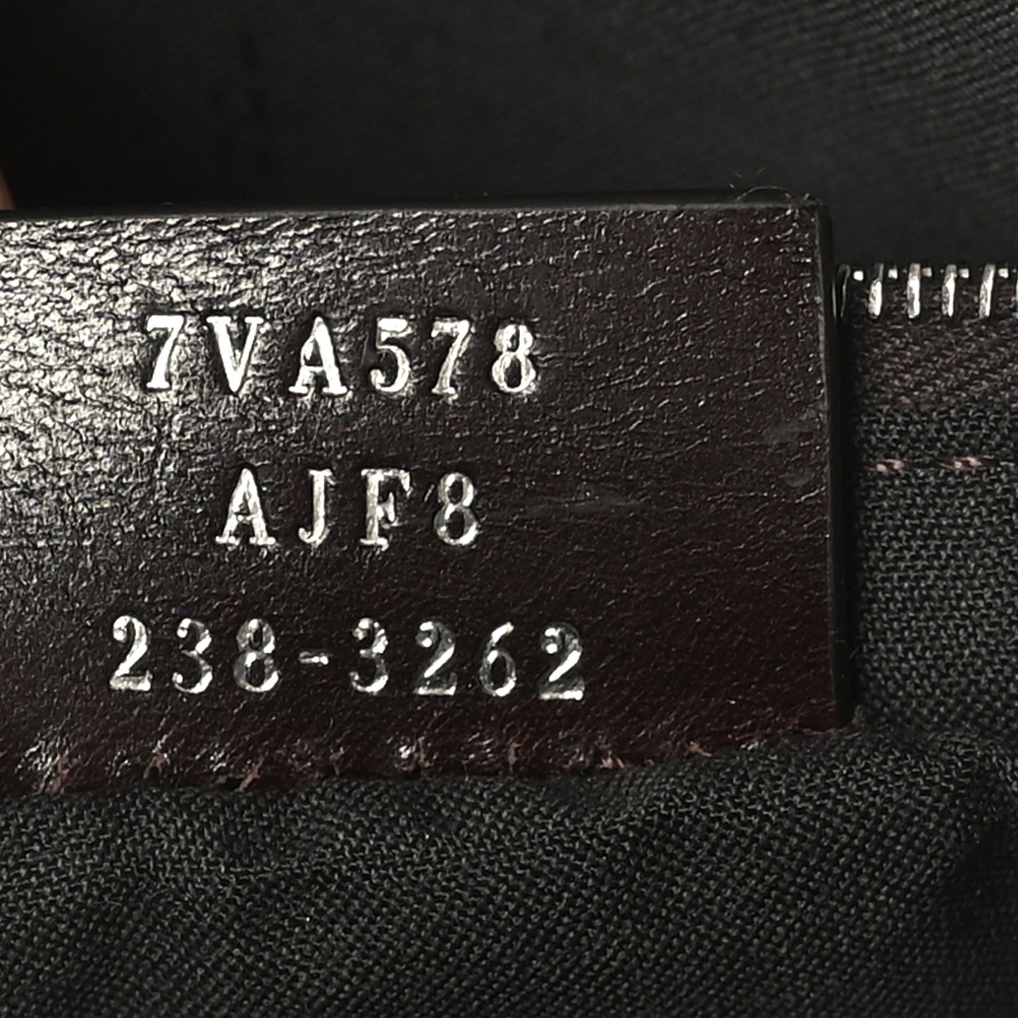 Glazed Fabric Vitello Cover FF 1974 Diagonal Bi-Color Vertical Tote Tobacco Moro Sand Black
