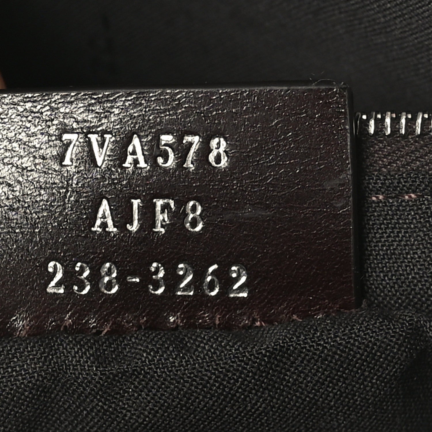 Fendi Glazed Fabric Vitello Cover FF 1974 Diagonal Bi-Color Vertical Tote Tobacco Moro Sand Black 7 of 9