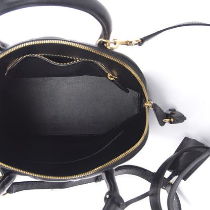 Balenciaga Nappa Calfskin Quilted Small Ville Top Handle Bag Black 5 of 11