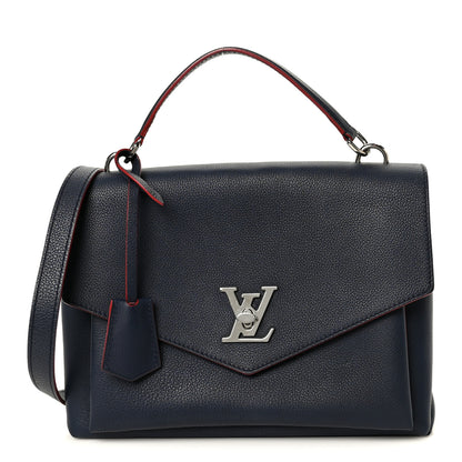 Louis Vuitton Soft Calfskin My Lockme Top Handle Marine Rouge 1 of 12