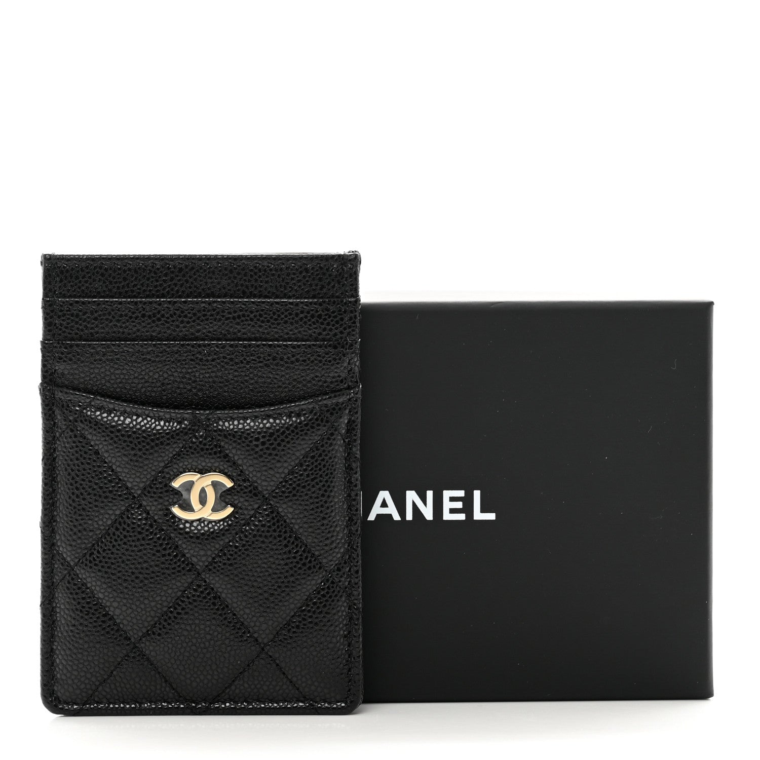 Chanel Caviar Quilted Card Holder Black 9 of 9