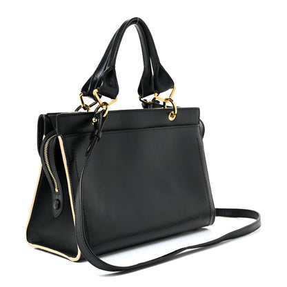 Marc Jacobs Textured Calfskin Satchel Black 3 of 17