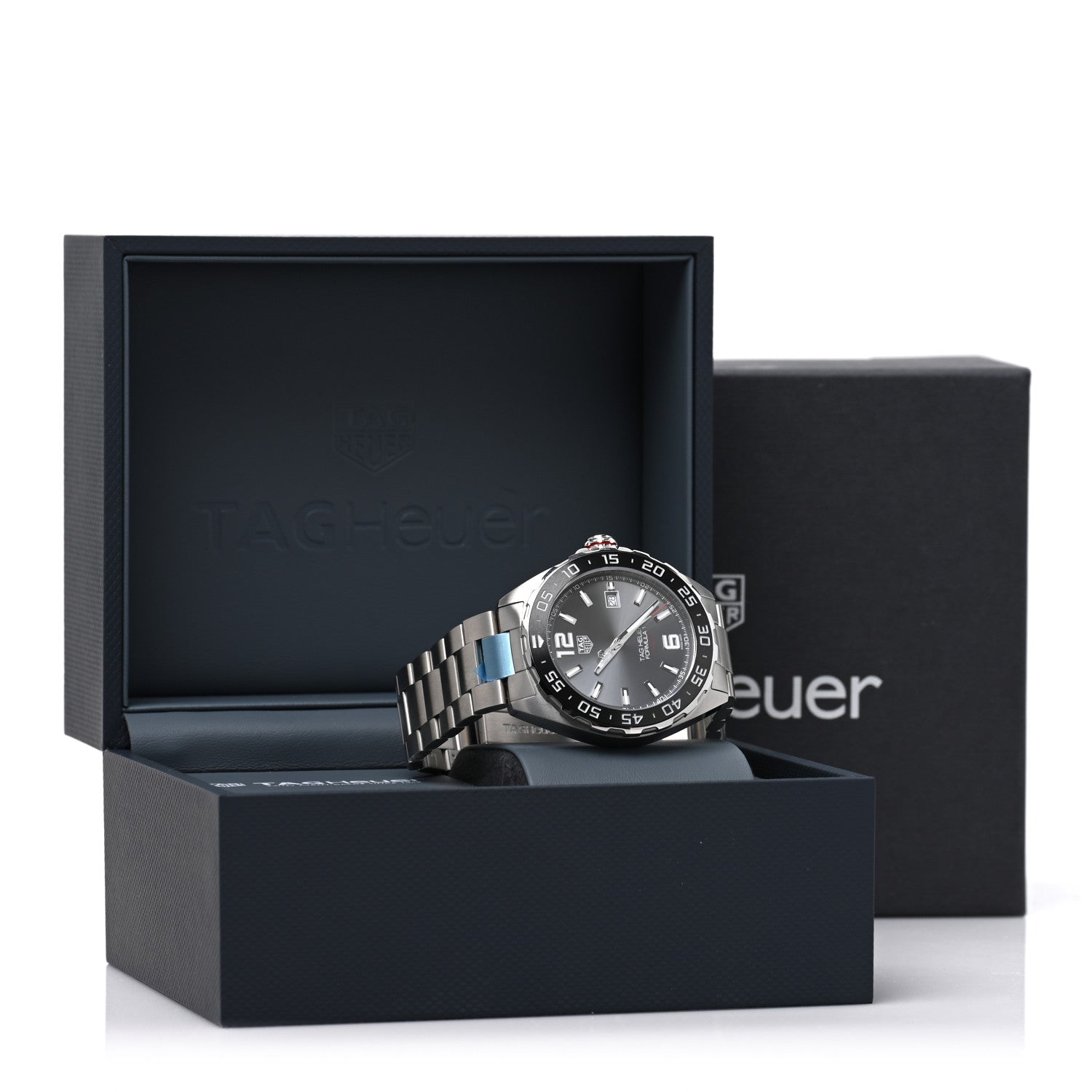 Tag Heuer Stainless Steel 43mm Formula 1 Calibre 5 Automatic Watch Black WAZ2011 5 of 5