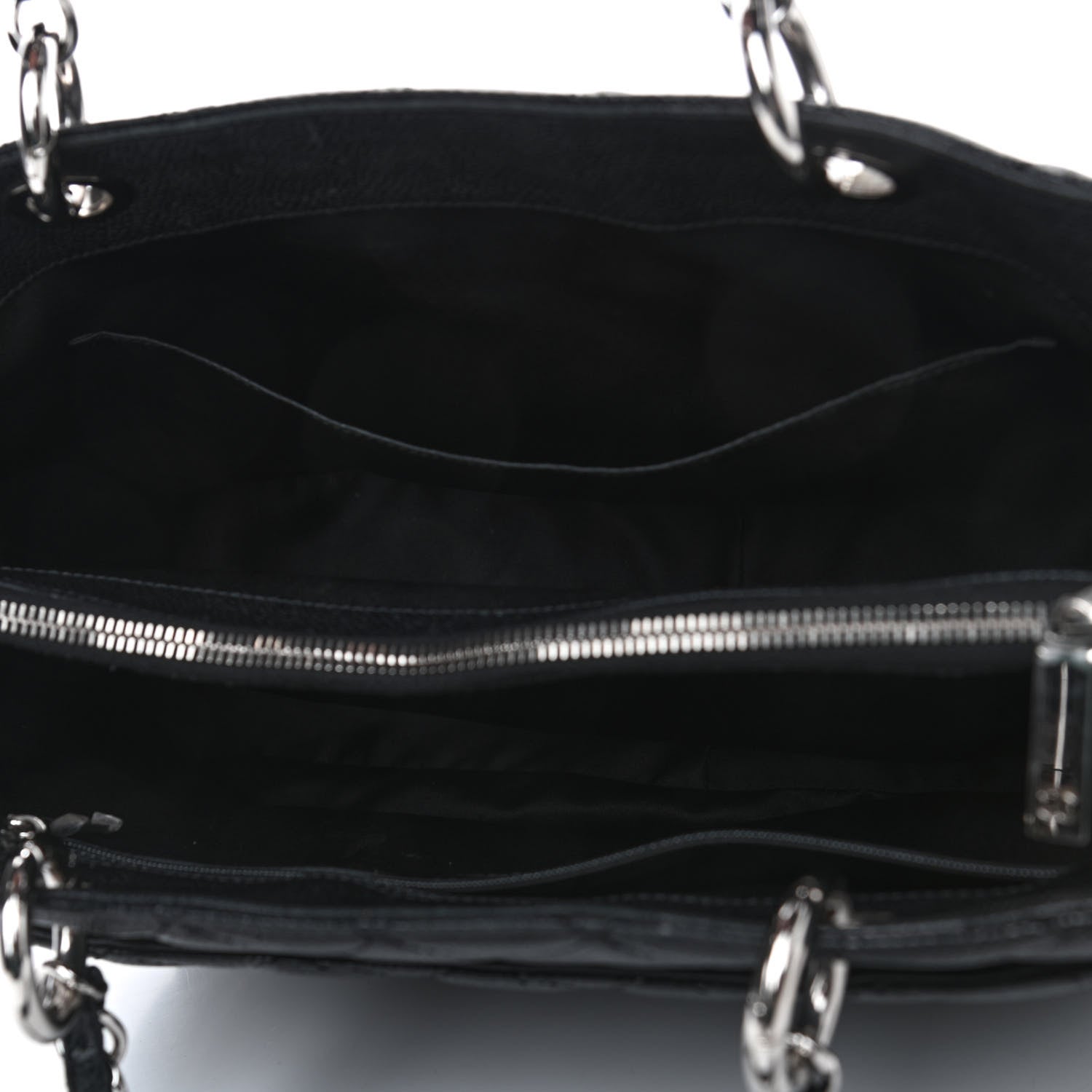 Chanel Caviar Quilted Grand Shopping Tote GST Black 4 of 4