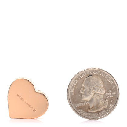 Hermes Rose Gold Plated Brass Mini Coeur Twilly Scarf Ring 2 of 4