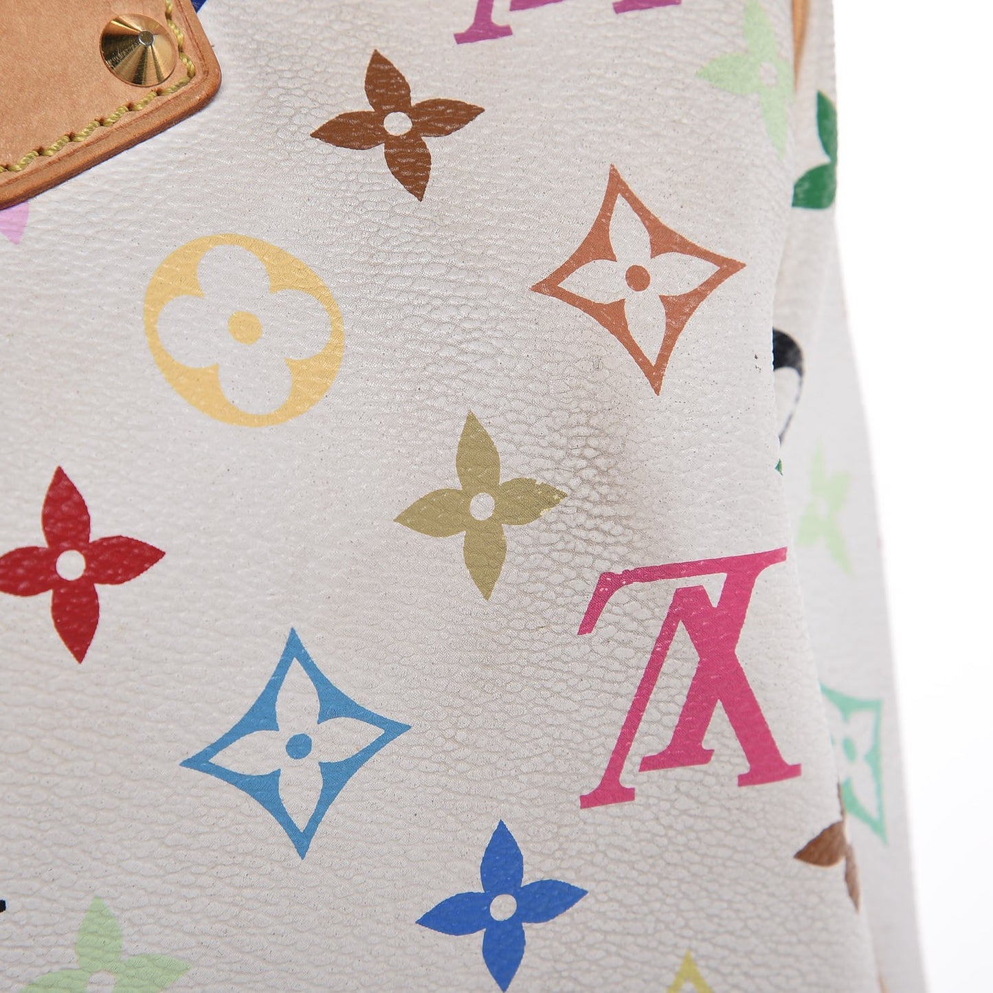 Monogram Multicolor Speedy 30 White