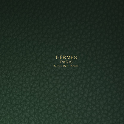 Hermes Taurillon Clemence Picotin Lock 18 Vert Vertigo 6 of 11