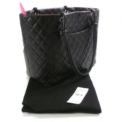 Chanel Calfskin Quilted Large Cambon Tote Black 3 of 12