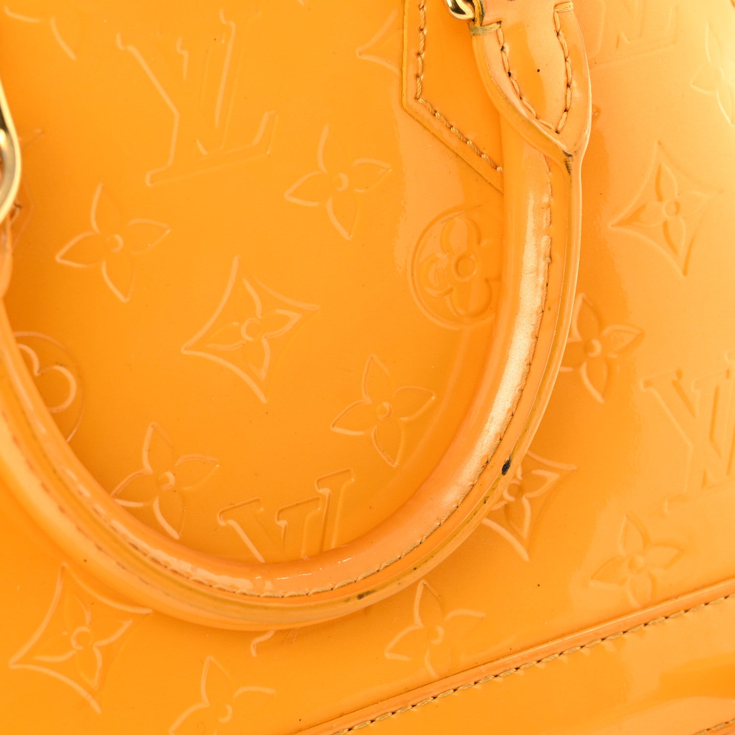 Louis Vuitton Vernis Alma BB Jaune Passion 15 of 18