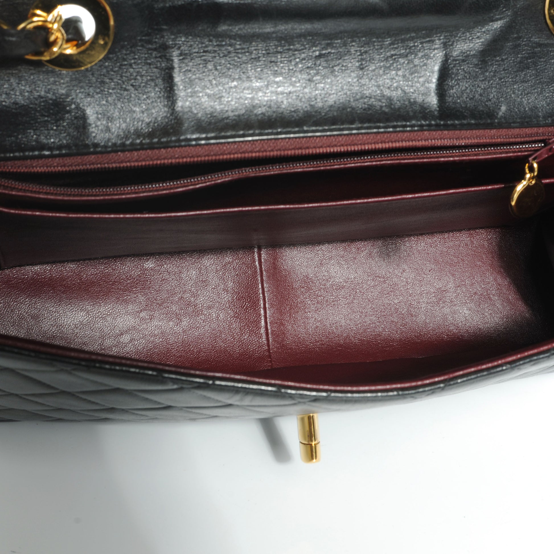 Chanel Lambskin Jumbo Flap Black 10 of 10