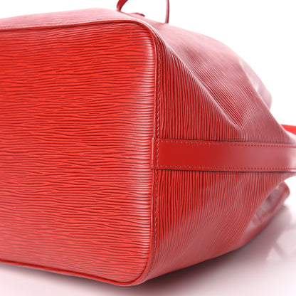 Louis Vuitton Epi Petit Noe Castillan Red 6 of 11