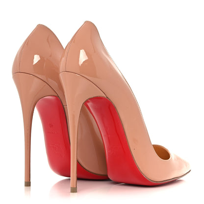 Christian Louboutin Patent So Kate 120 Pumps 40 Nude 4 of 10