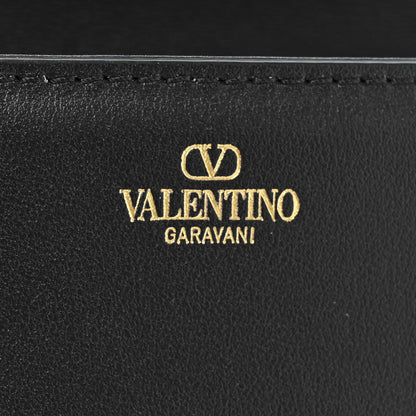 Valentino Garavani Calfskin Vlogo Small Loco Shoulder Bag Black 6 of 10