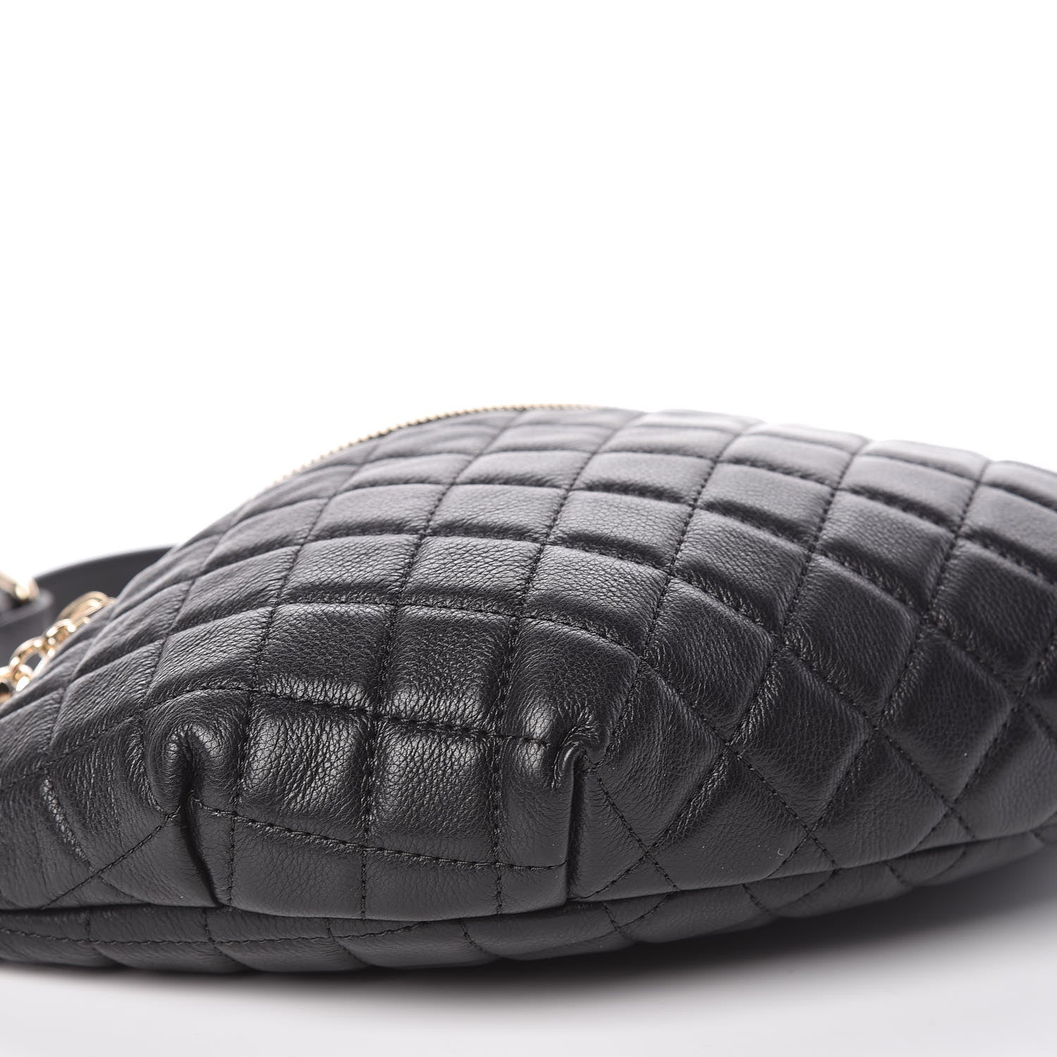 Chanel Calfskin Quilted Belt Me Up Waist Bag Black 8 of 11