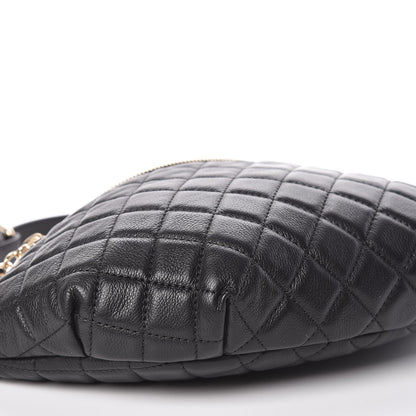 Chanel Calfskin Quilted Belt Me Up Waist Bag Black 8 of 11