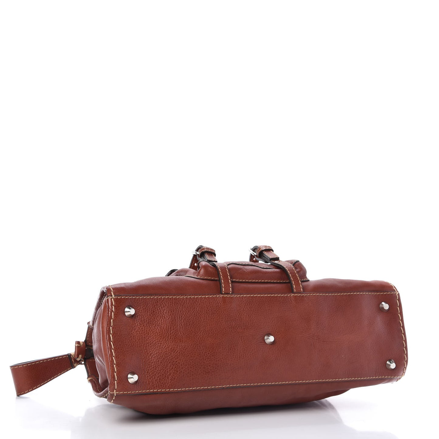 Calfskin Edith Satchel Ecureil Brown