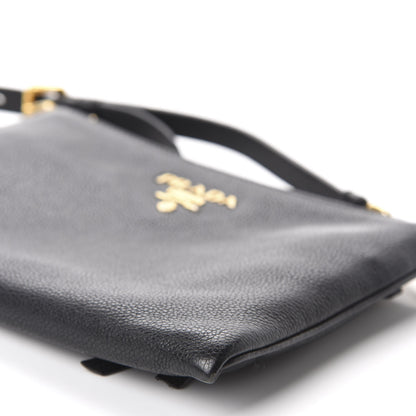 Prada Vitello Phenix Crossbody Bag Black 7 of 14
