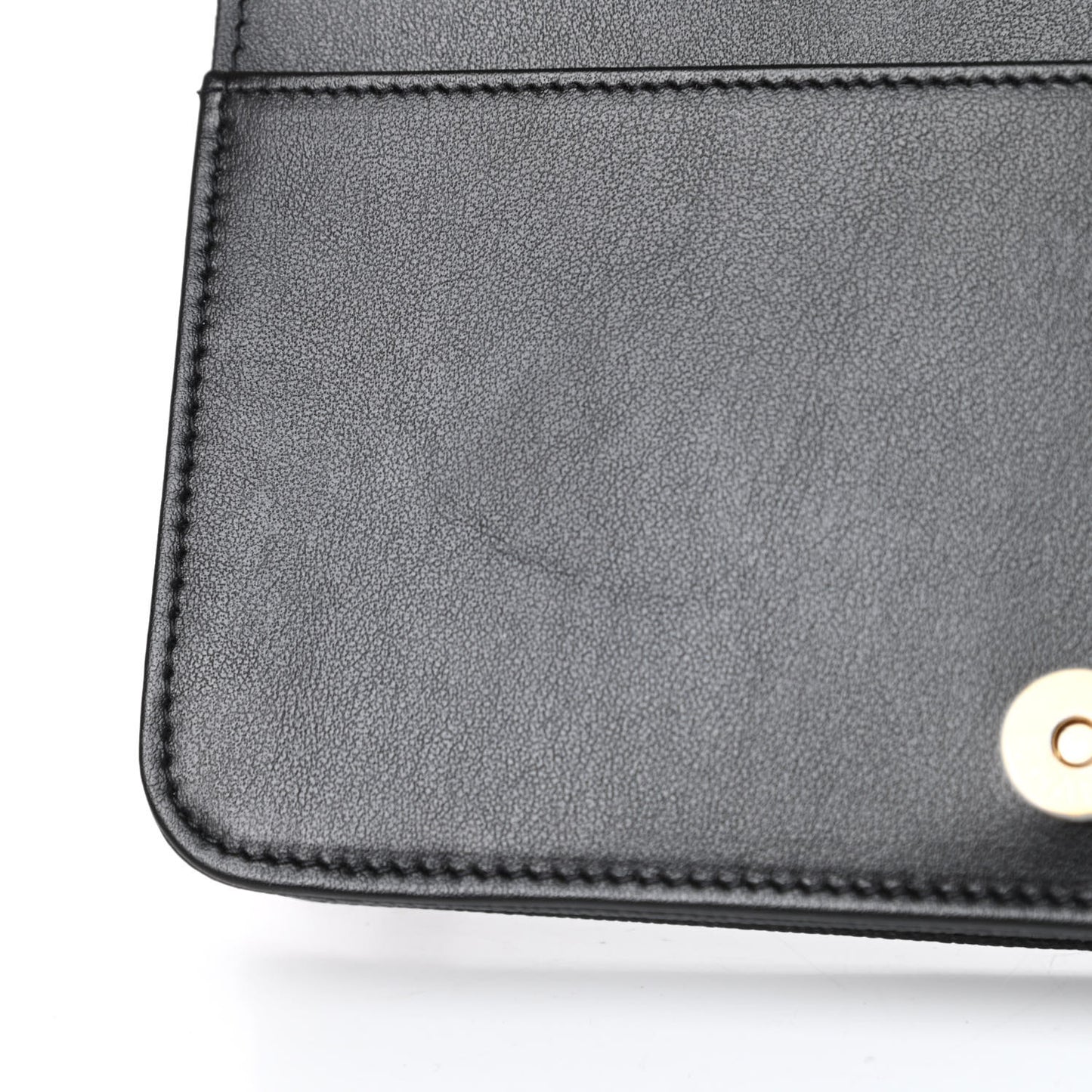 Caviar Quilted Boy Wallet On Chain WOC Black