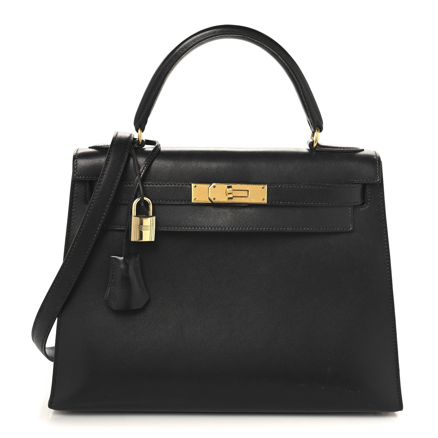 Hermes Gulliver Shooting Star Kelly Sellier 28 Black 1 of 15