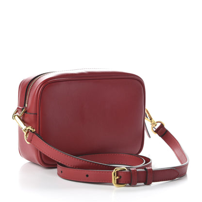 Fendi Vitello Century FF 1974 Embossed Mini Camera Case Fragola 3 of 11